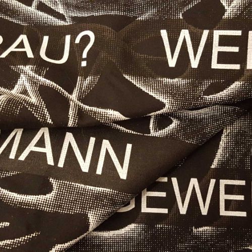 Titel: Schwarz auf Weiss